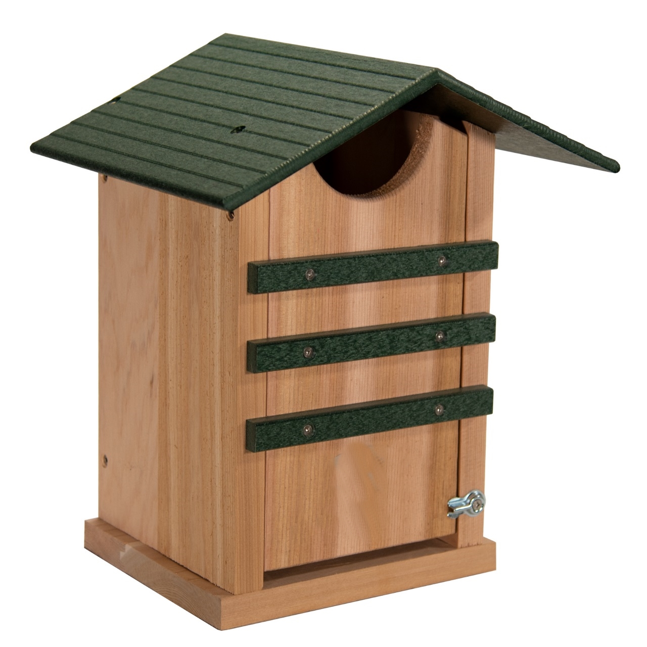 Cedar and Recycled Poly Screech Owl House Green